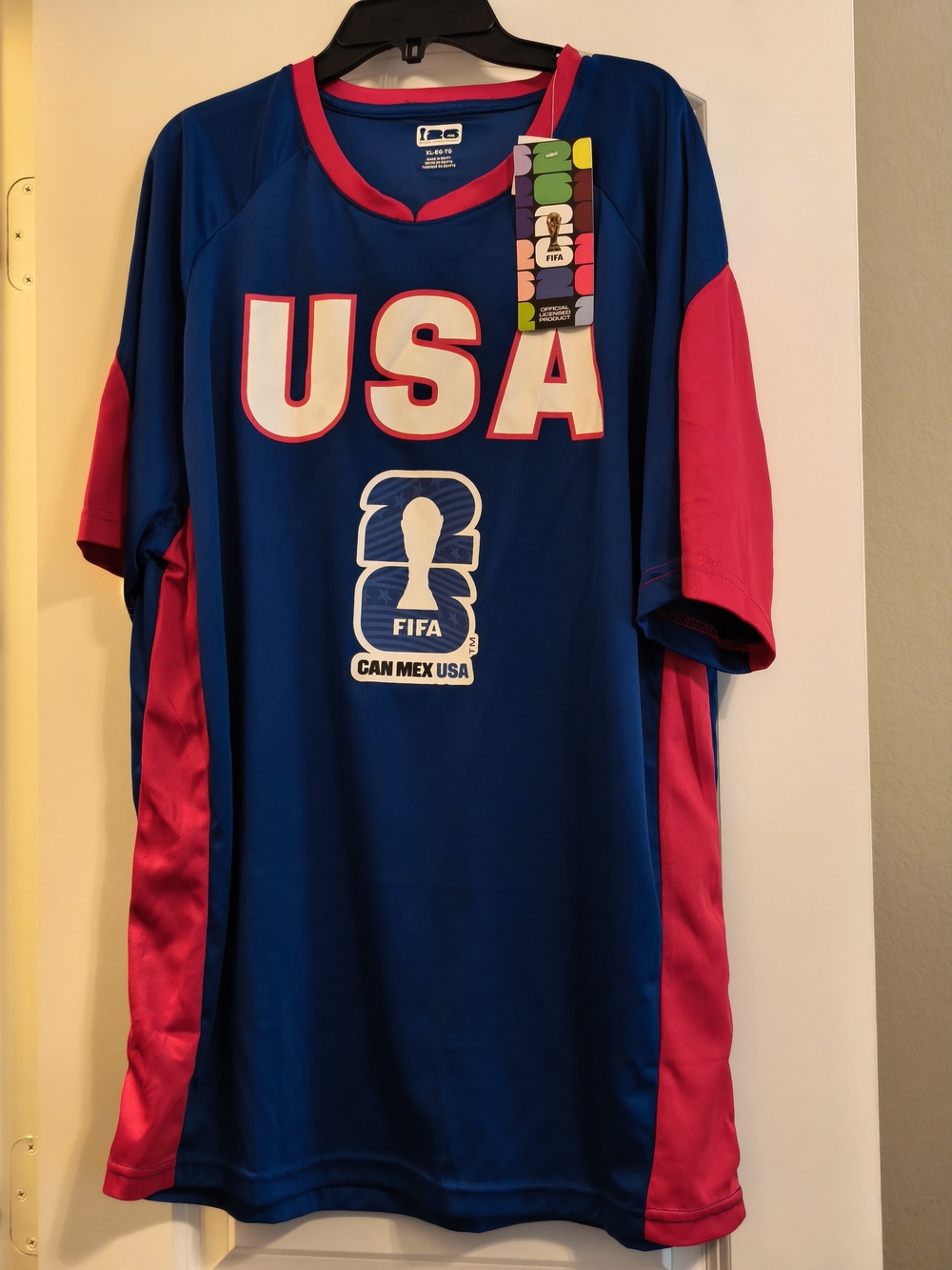 Team USA Red White And Blue Fifa Soccer Jersey